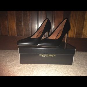 Christian Siriano black heels
